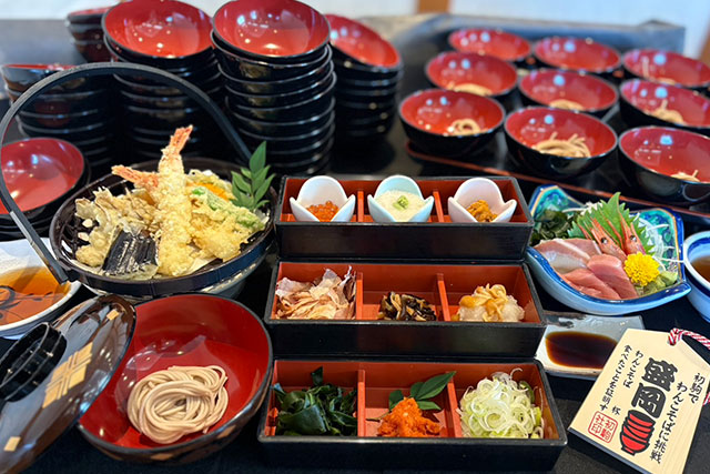 わんこそば食べ放題　桜